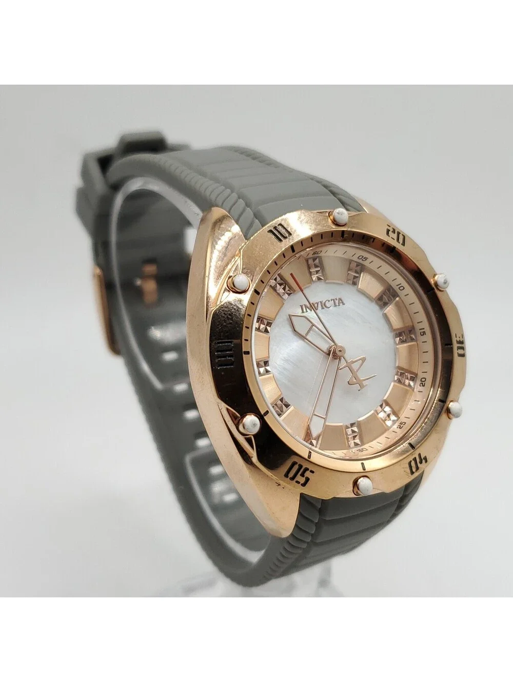 Invicta Venom 30973 Womens Watch 38mm Rose Gold Tone New Battery